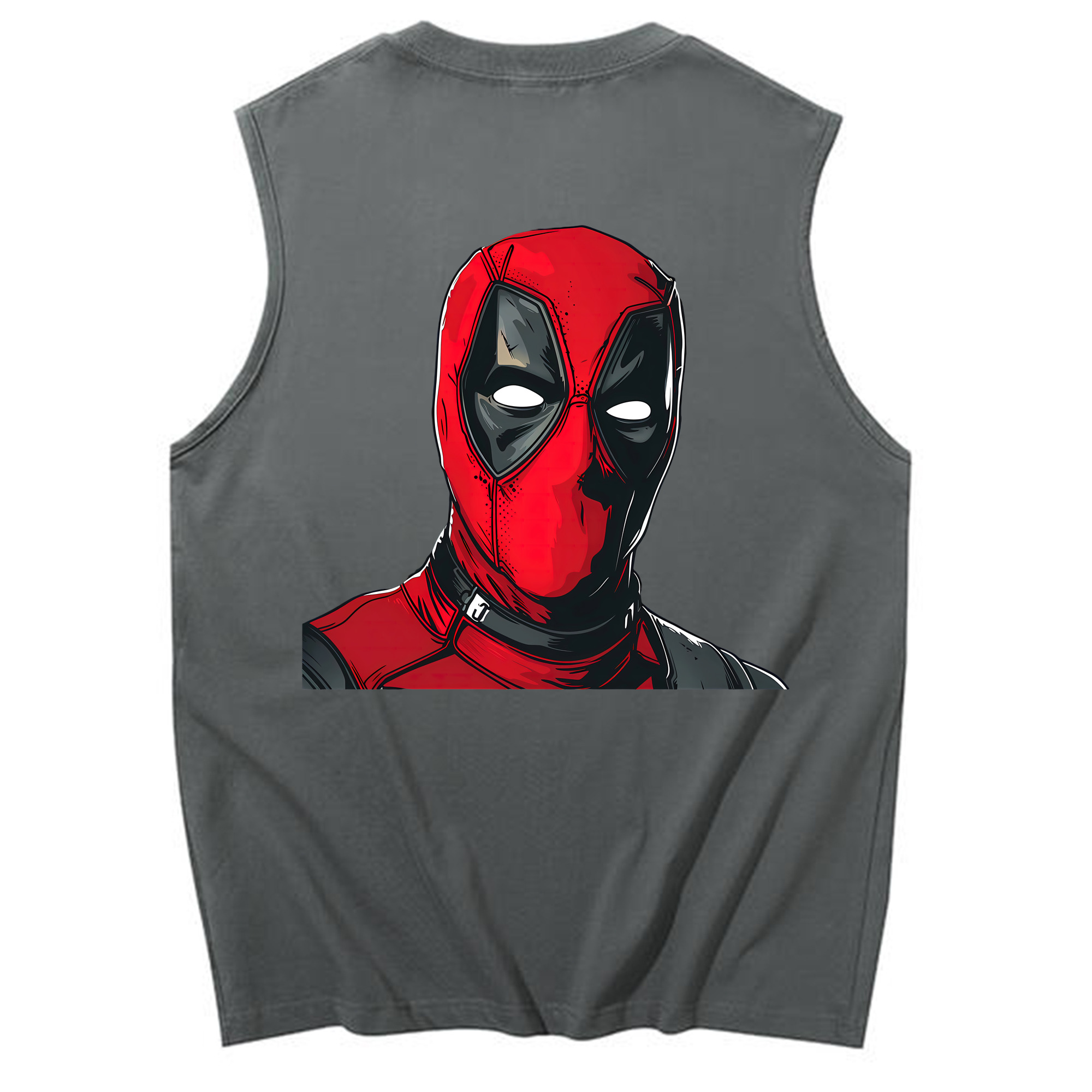 （画像用） Deadpool デッドプール コットン100％タンクトップ（背面プリント）